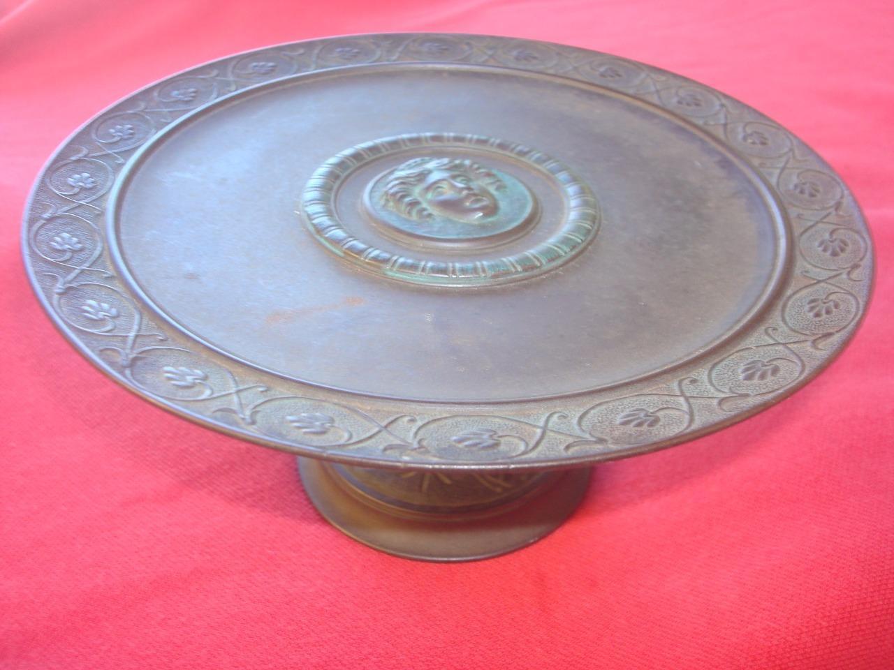 Beautiful 19th Century French Patinated Bronze Tazza Compote style Very French