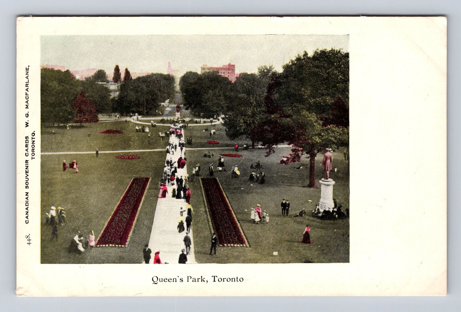 Toronto Ontario-Canada, Queen\'s Park, Antique Vintage Souvenir Postcard