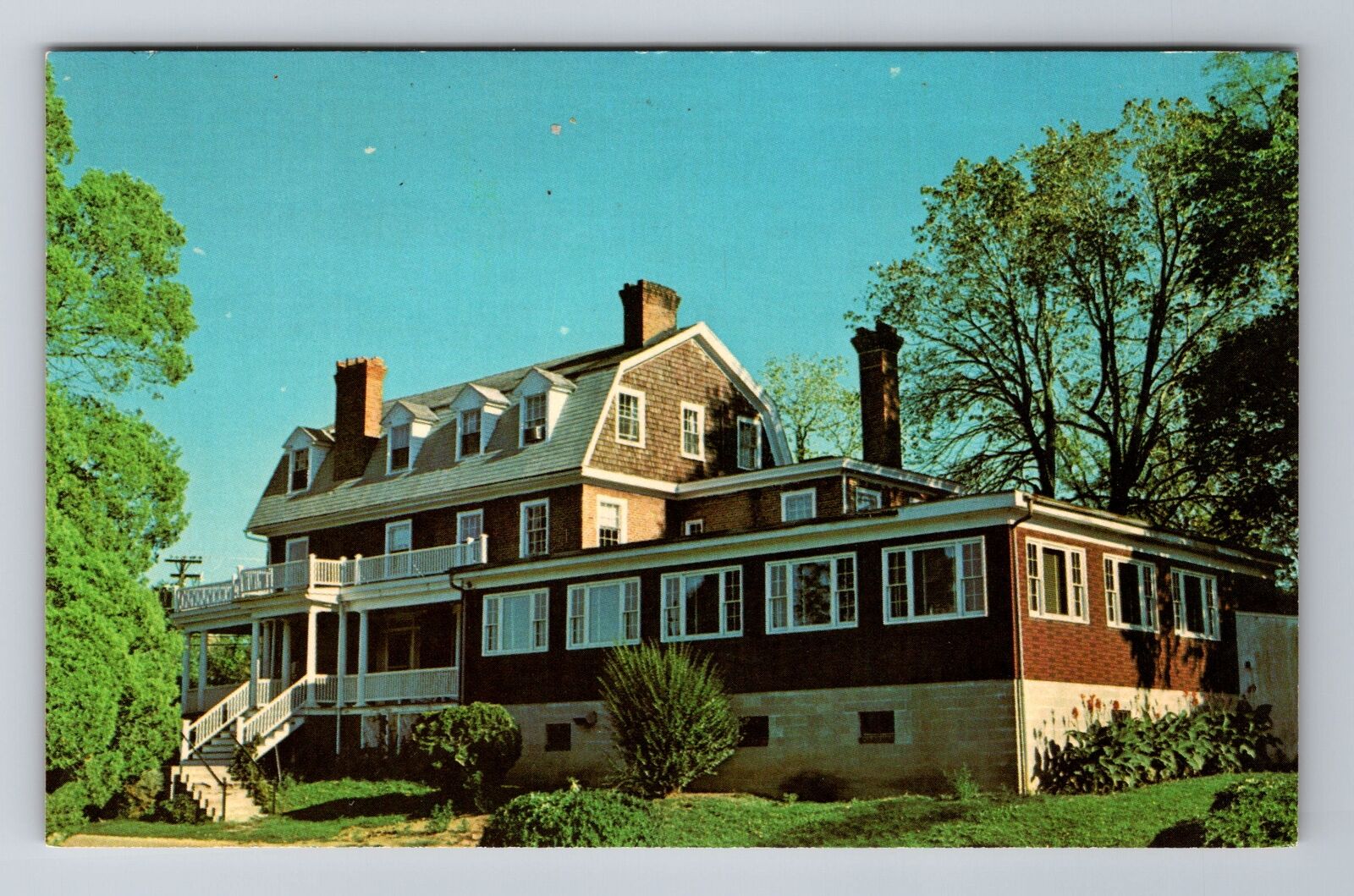 Georgetown MD-Maryland, Kitty Knight House, Antique, Vintage Souvenir Postcard