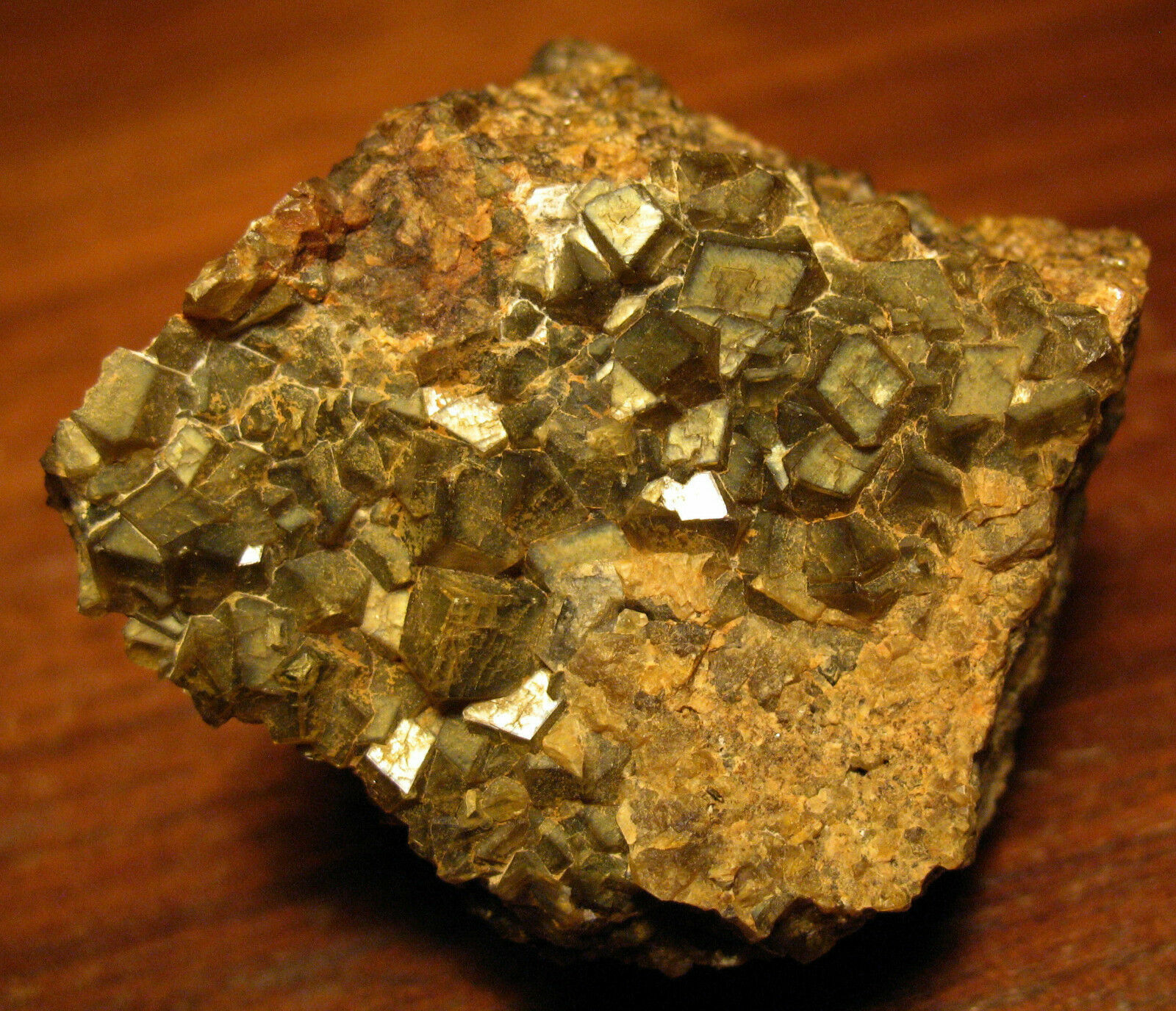 Classic Greenish Andradite Garnets from Stanley Butte, Arizona Must Have 