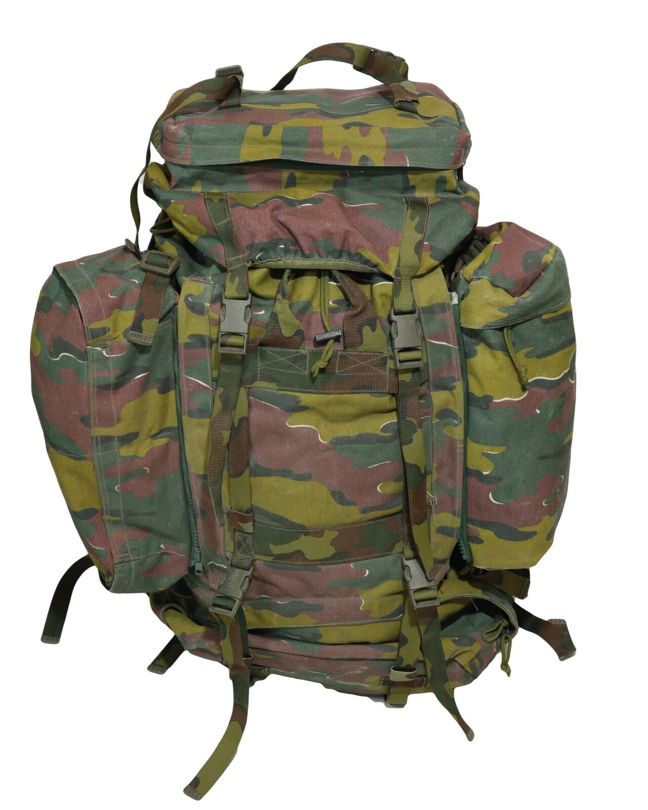 Genuine Belgian Army Surplus 110L Bergen Backpack With Detachable day sack