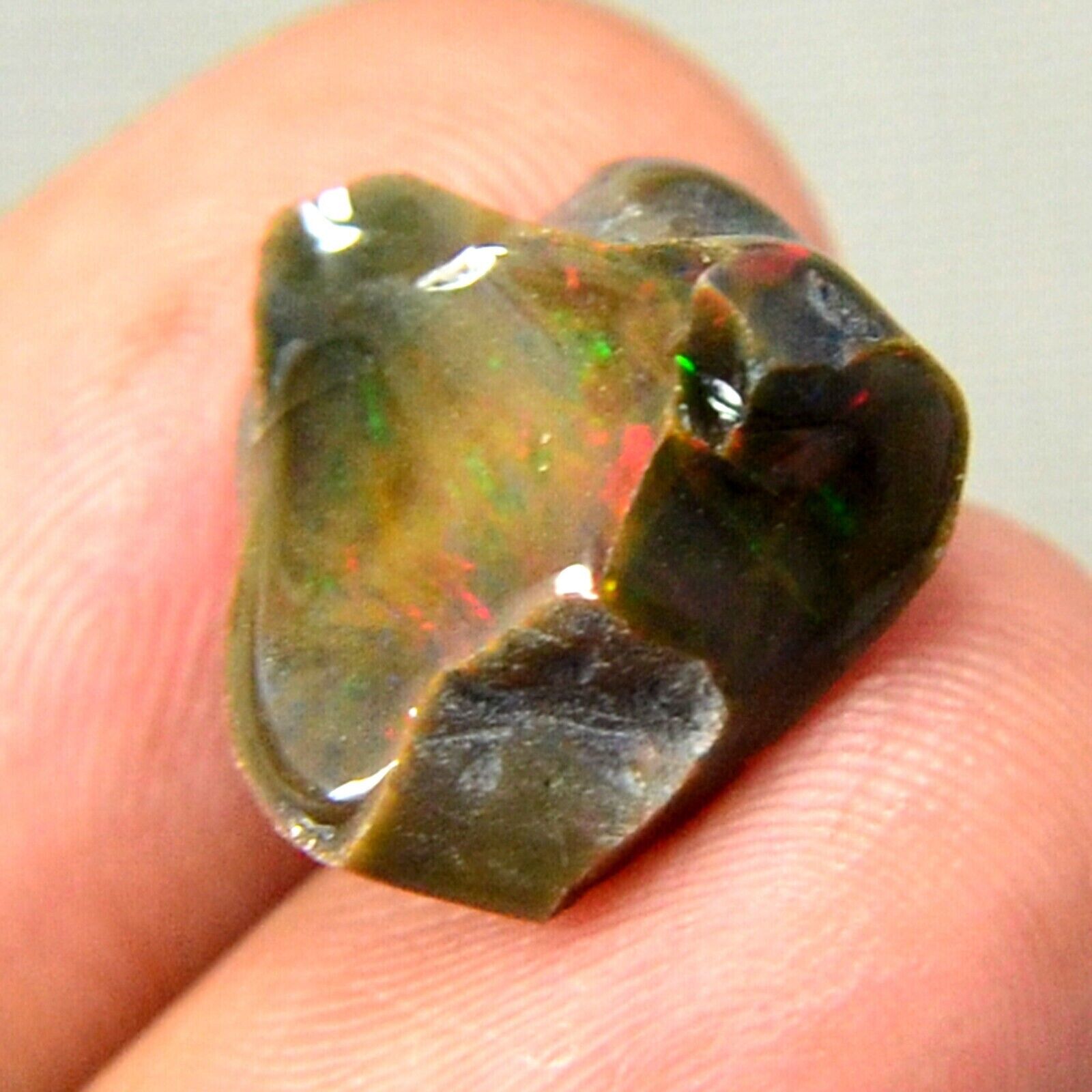 100%Natural Black Ethiopian Opal Polished Tumble Rough Specimen-5.60Ct