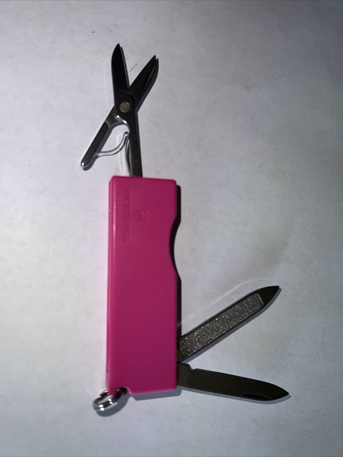 VICTORINOX Tomo Pink Swiss Army Folding Knife w/ Scissors File