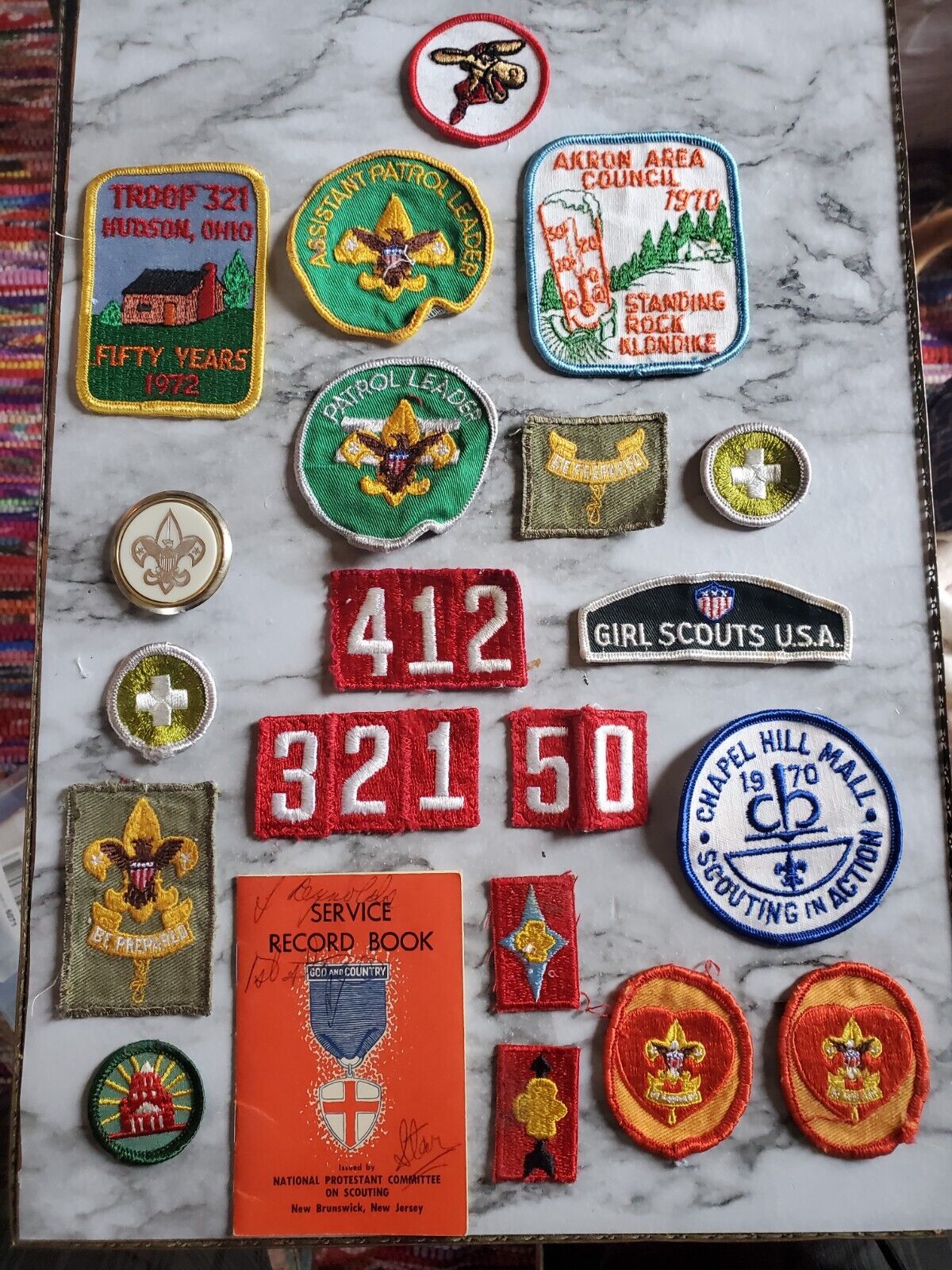 Vintage Boy Scout Girl Scout Patches & Memorabilia- 21 Items Scouting In Action 