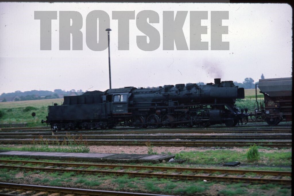 35mm Slide DR East Germany Railways Steam Loco 50 3557 Blumenberg 1978 Original