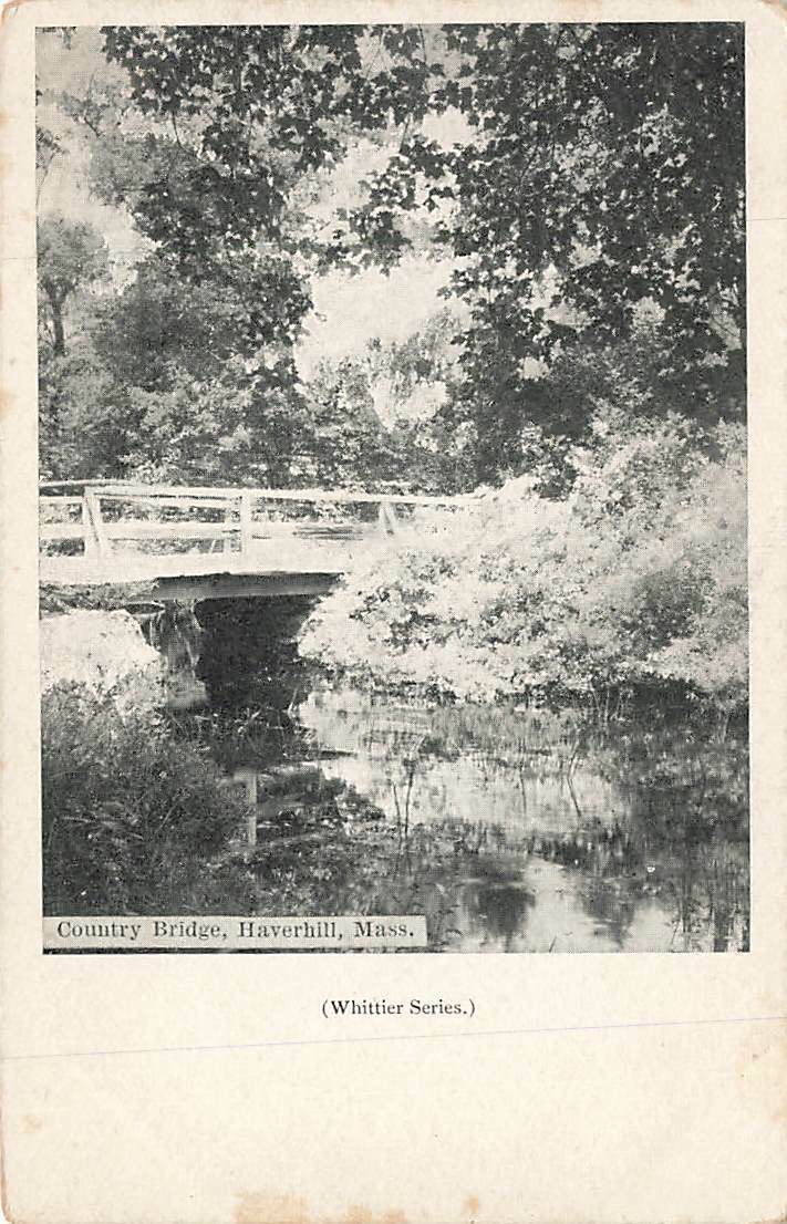 c1905 Old Country Bridge Haverhill MA  VTG P135