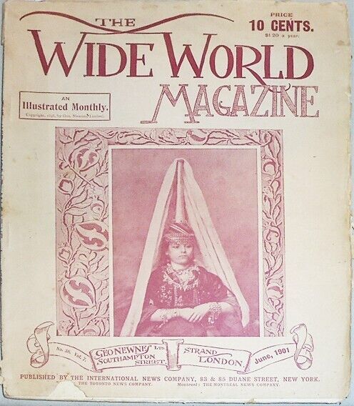 -Rare- 1901 -Arthur Conan Doyle/Boer War- Vintage The Wide World Magazine