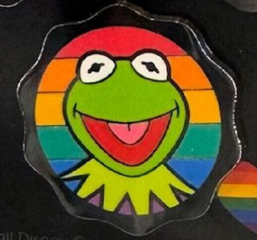 Disney Jim Henson Muppets Kermit the Frog Celebrates Pride pin