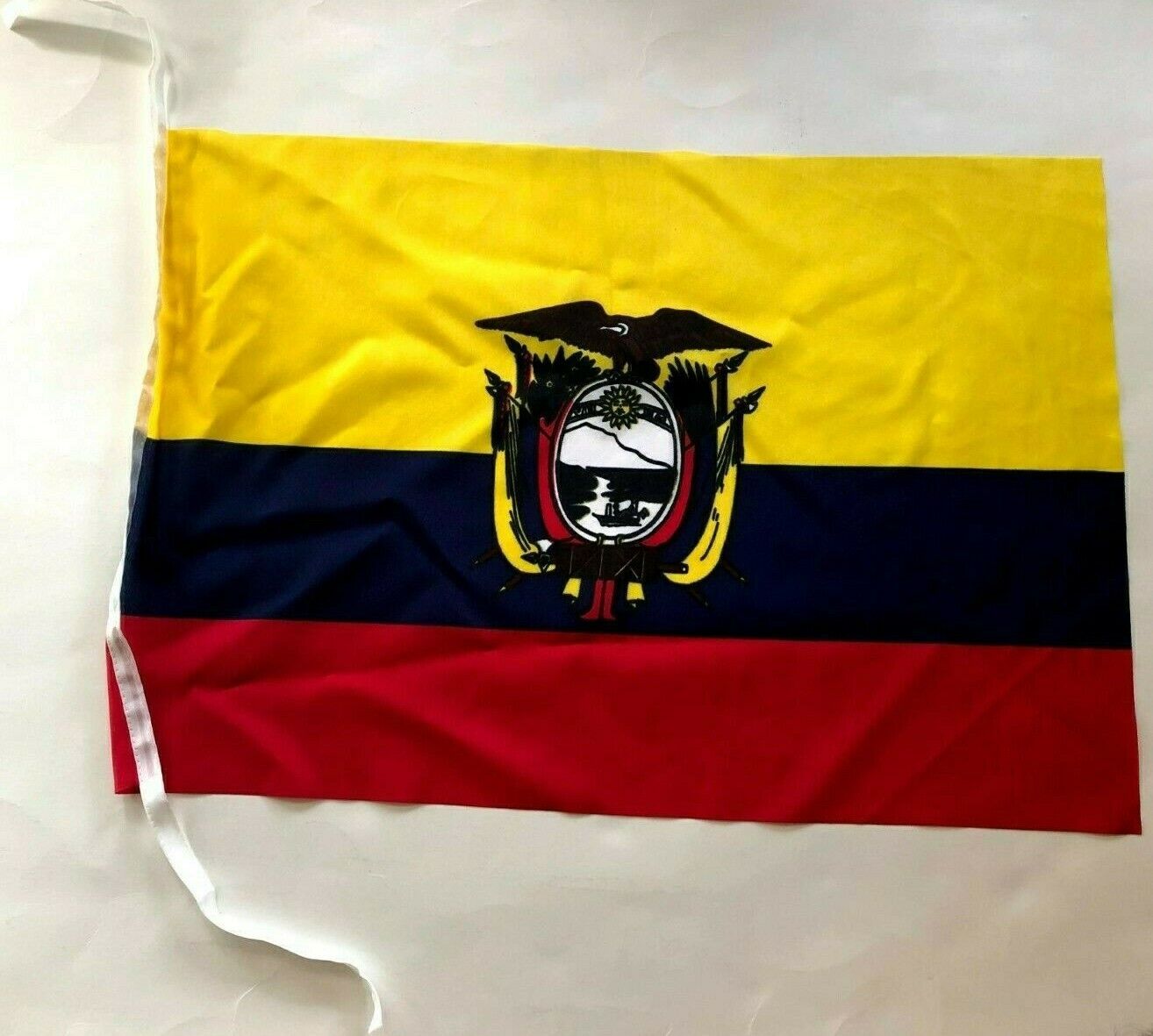 Ecuador 1999 Flag  approximately 17 inches  x 12 inches