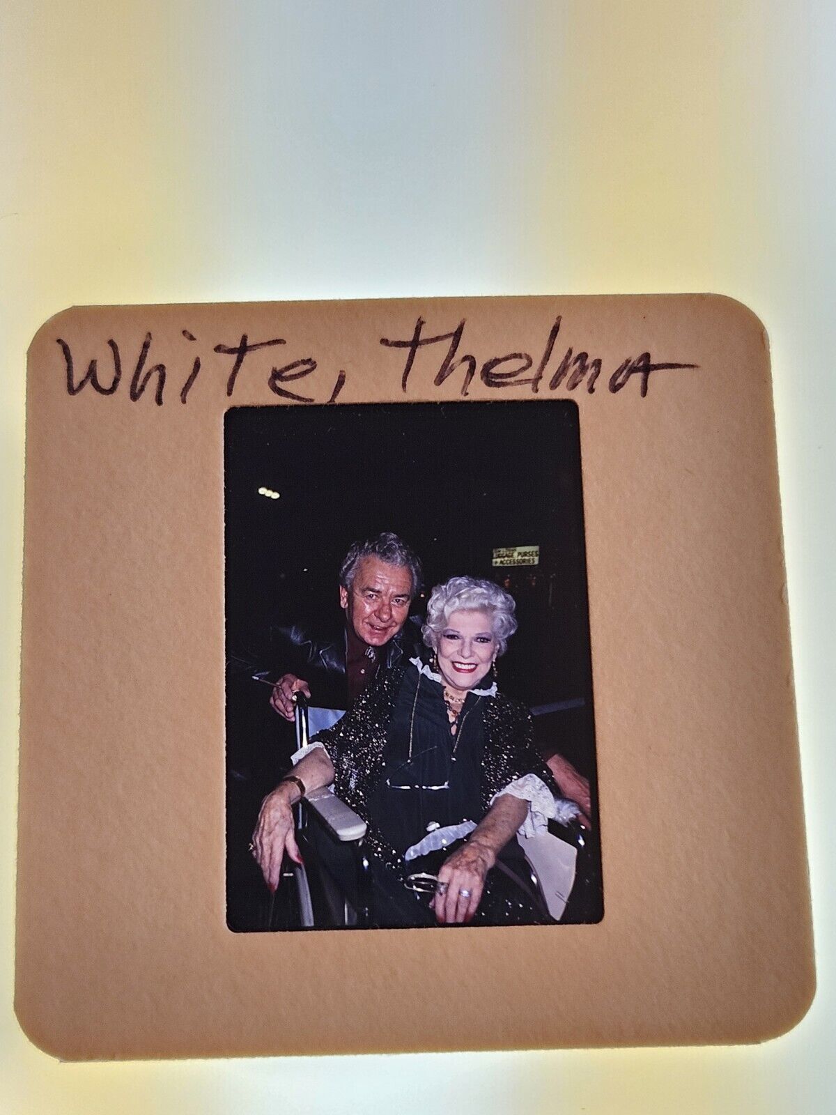 THELMA WHITE ACTRESS COLOR TRANSPARENCY VINTAGE 35MM PHOTO FILM SLIDE