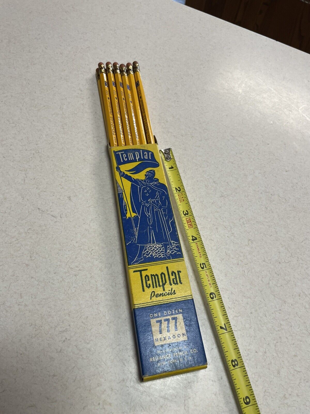 NOS Templar Pencils 12 pack Num 2 Lead  Oak Island Nice Box Graphics