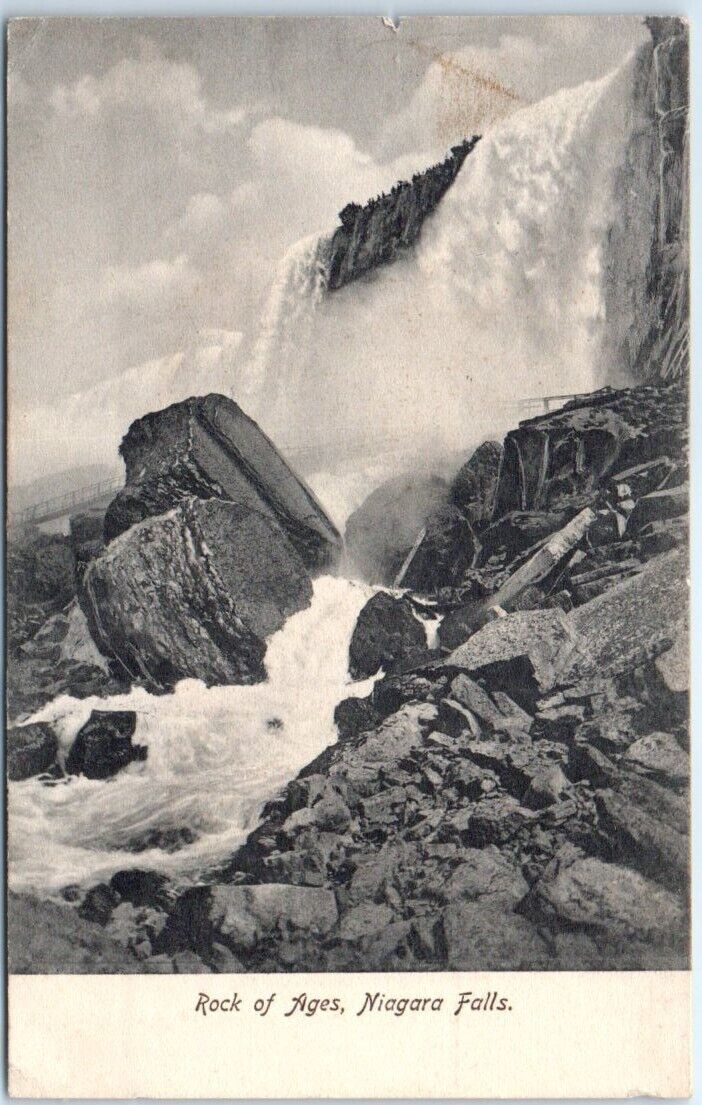 Postcard - Rock of Ages - Niagara Falls, New York