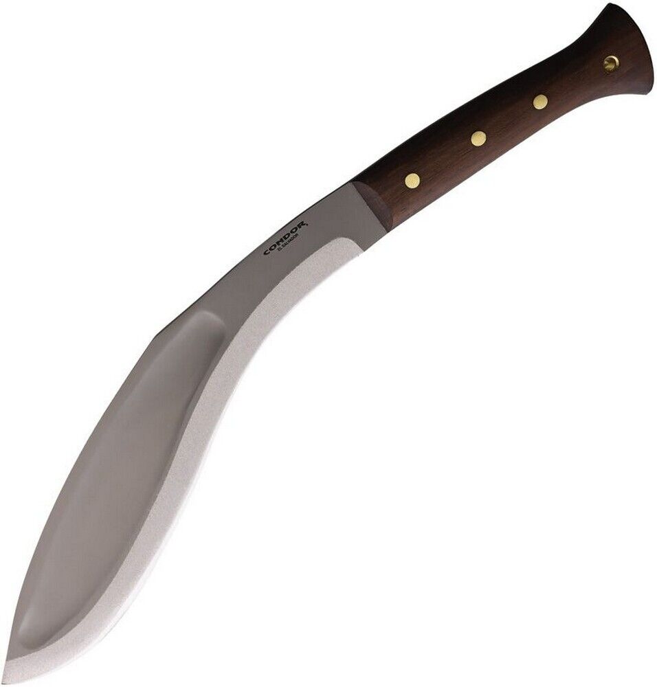 Condor King Kukri Fixed Blade Machete Knife Walnut - CTK1820-12.5HC