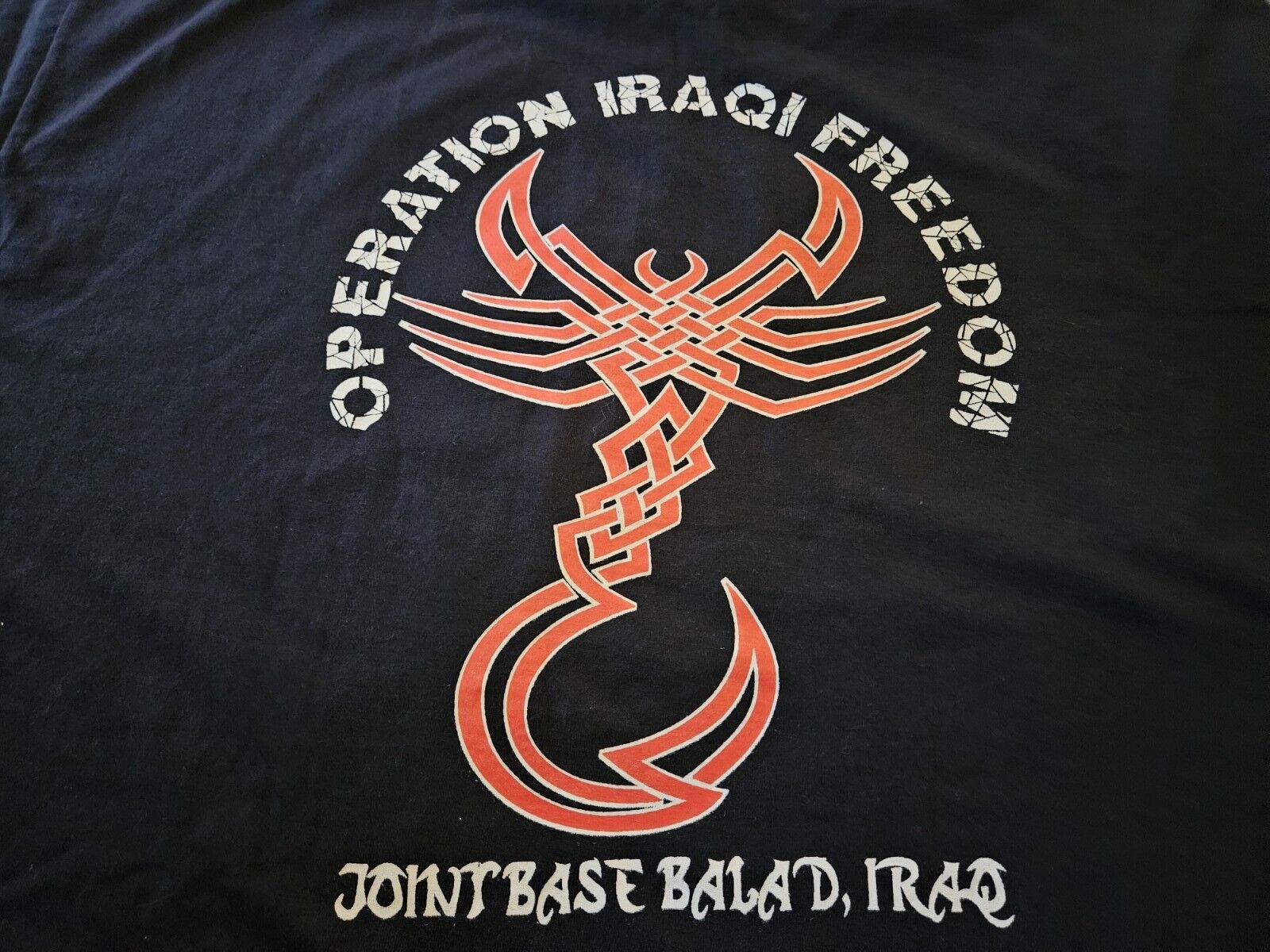OIF Joint Base Balad Iraq T-shirt XXL Operation Iraqi Freedom USAF Army Military