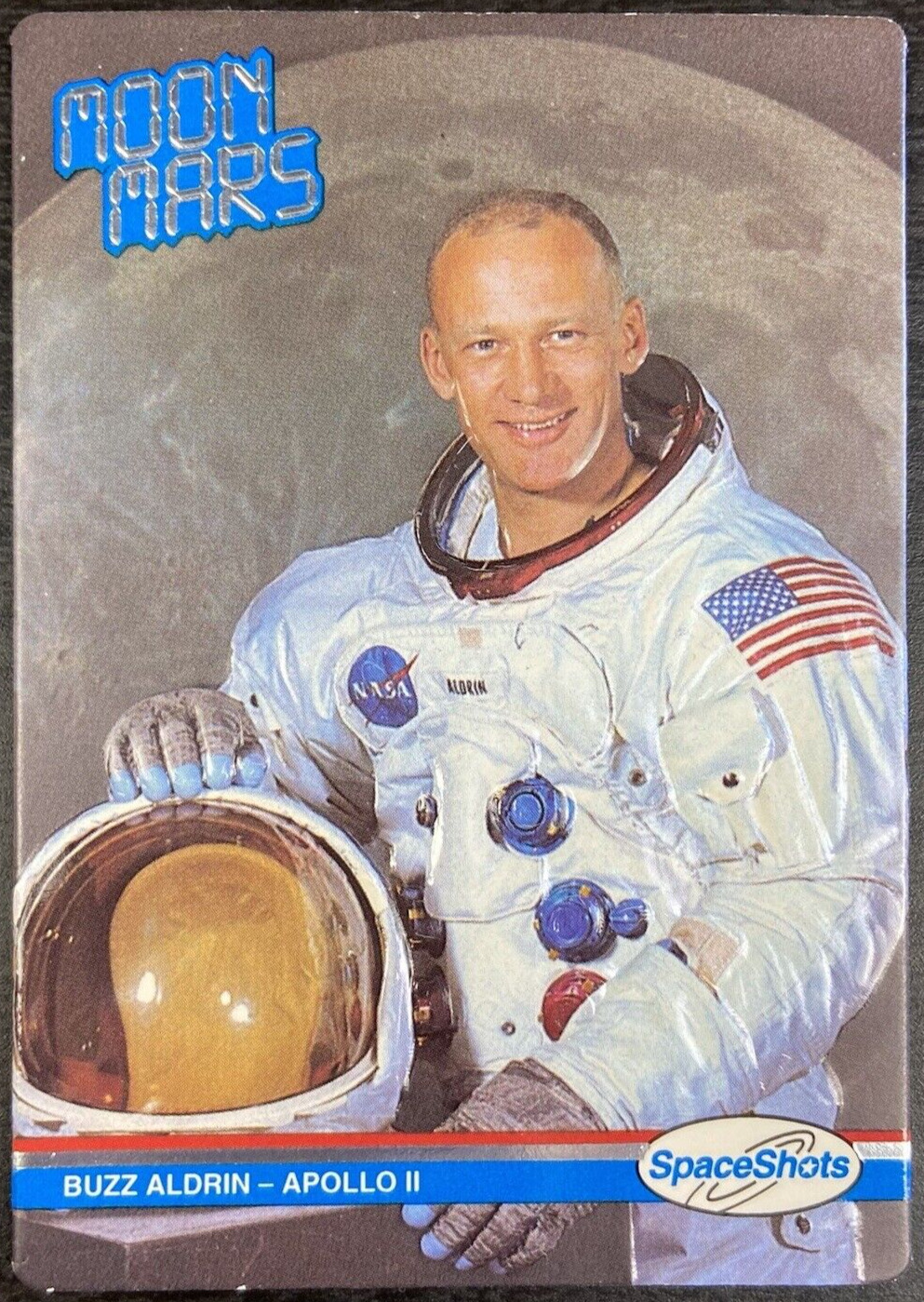 1991 Space Shots Moon Mars Buzz Aldrin Apollo 11 #6 NASA Astronauts Memorial USA