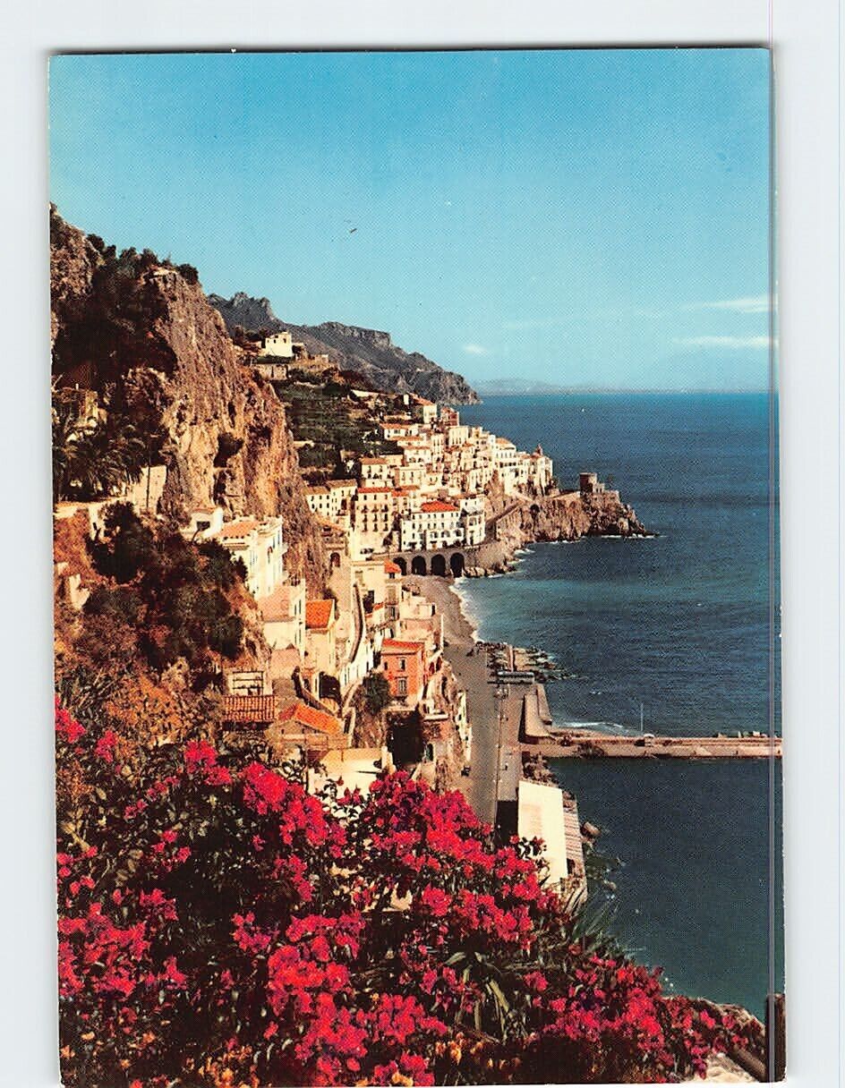 Postcard General View Amalfi Italy