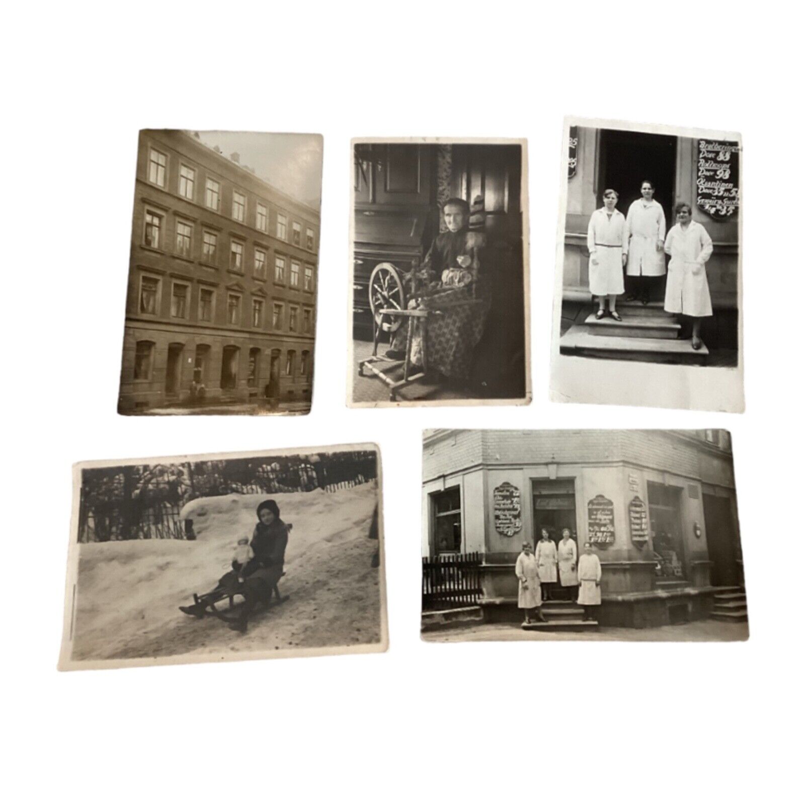 Lot of 5 Vintage German Photos, RARE POST CARDS