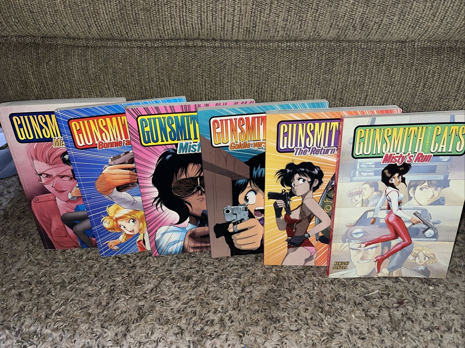 6 Gunsmith Cats Graphic Novels Original English Release Manga All First Editions