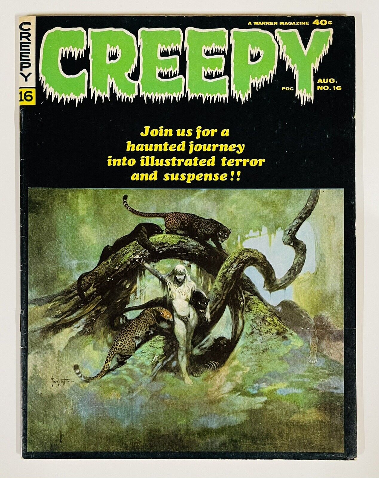 Creepy Magazine #16, August 1967, Cover By Frank Frazetta.