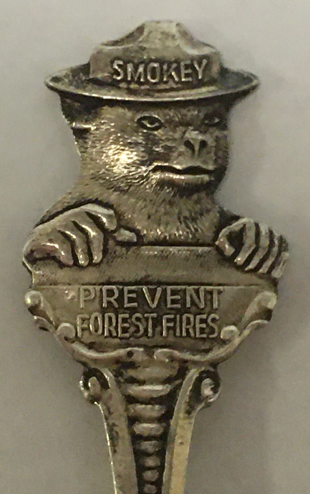 Smokey Prevent Forest Fires Vintage Souvenir Spoon Collectible