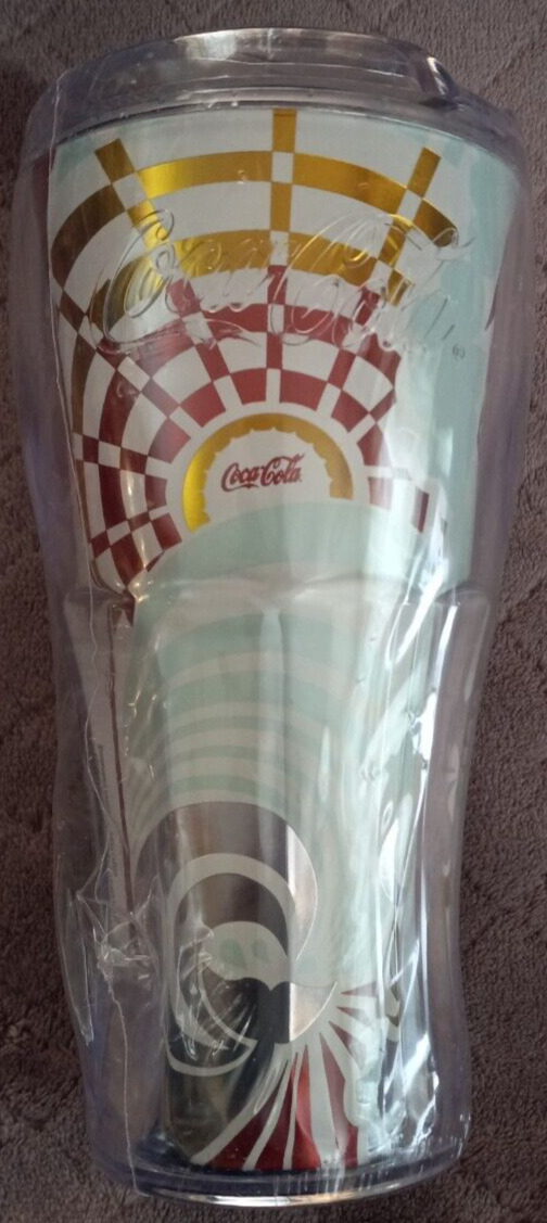 WHIRLEY DRINK WORKS Royal Caribbean-Coca Cola  Retractable Lid Travel 16 oz. Cup