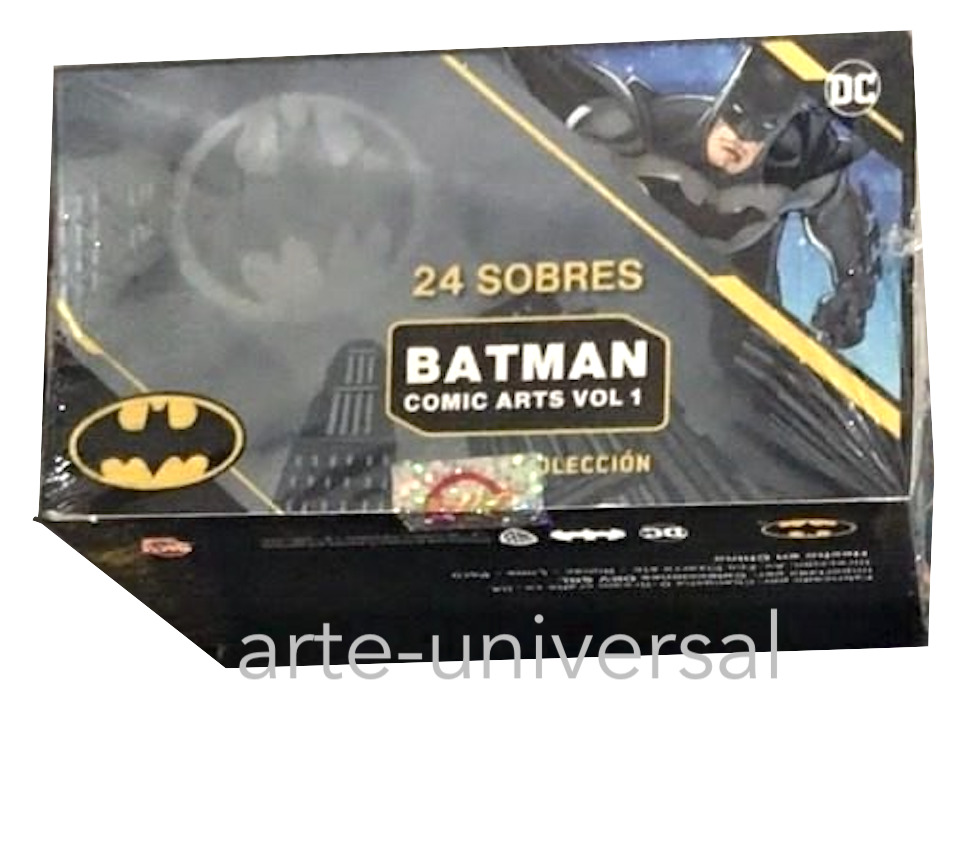 BOX with 24 packs BATMAN DC Comic Arts by DKV Peru Trading Cards Collection 2022