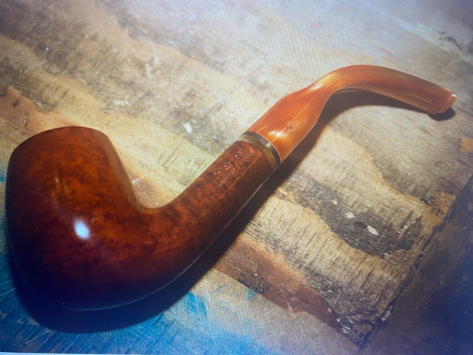Calabresi Imported Briar Estate Pipe, Lightly smoked