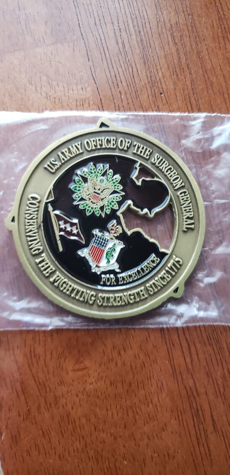 U.S. Army Surgeon General Army Medicine For Excellence Military Challenge Coin