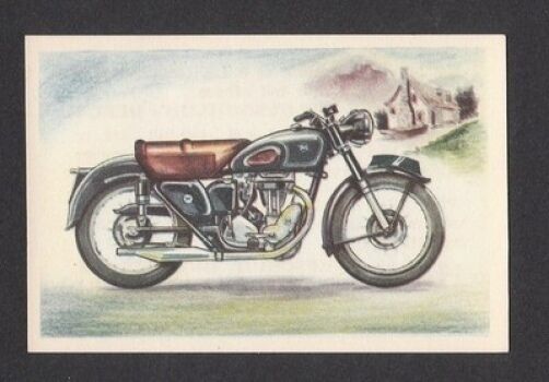Matchless G3LS Vintage 1954 Motorcycle Collector Card BHOF