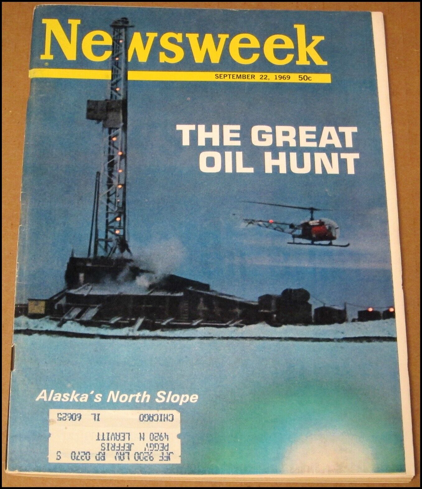 9/22/1969 Newsweek Magazine The Great Oil Hunt Vietnam War New York Mets in 1st