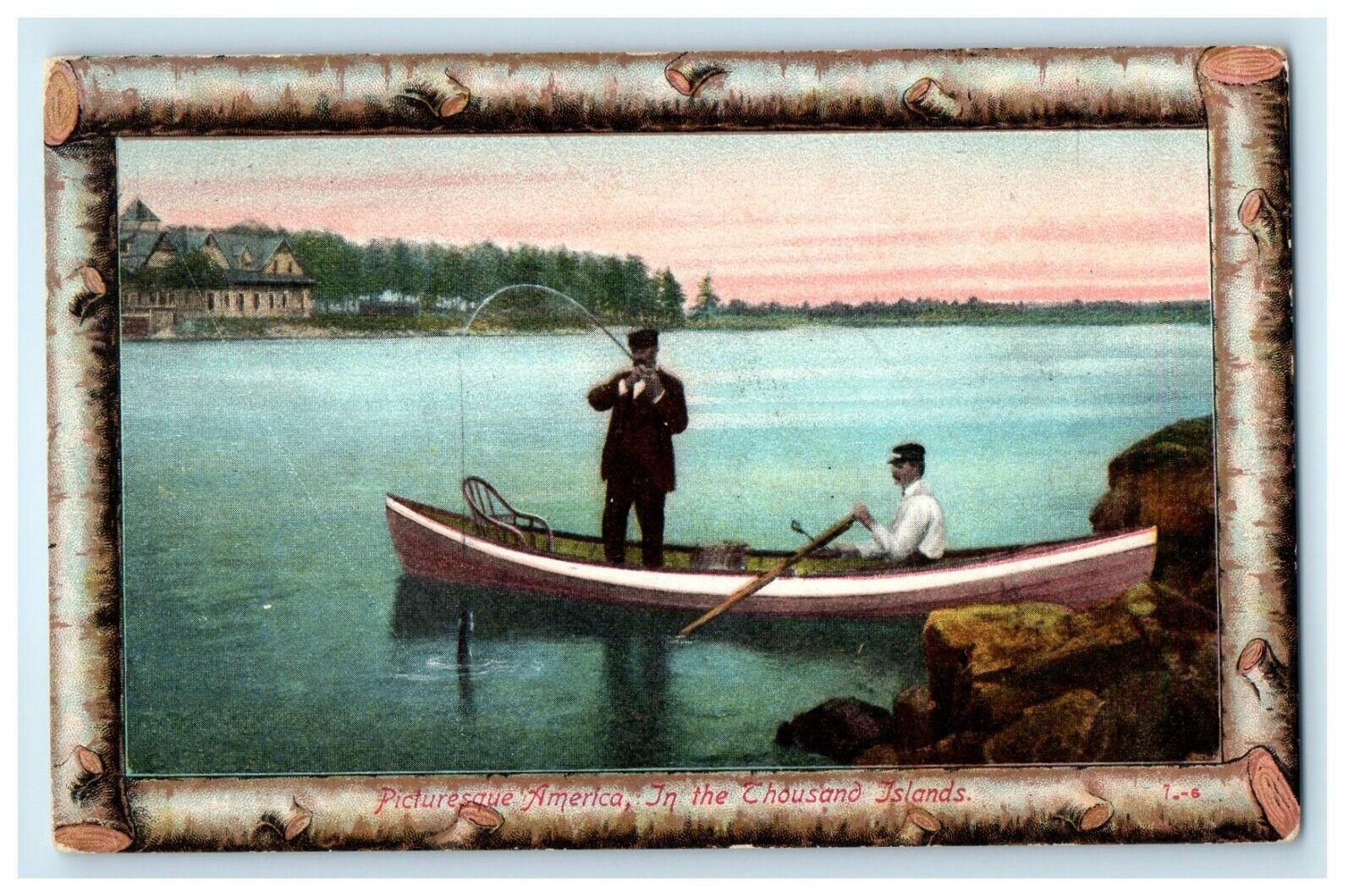 c1910\'s Picturesque America, In The Thousand Islands New York NY Postcard