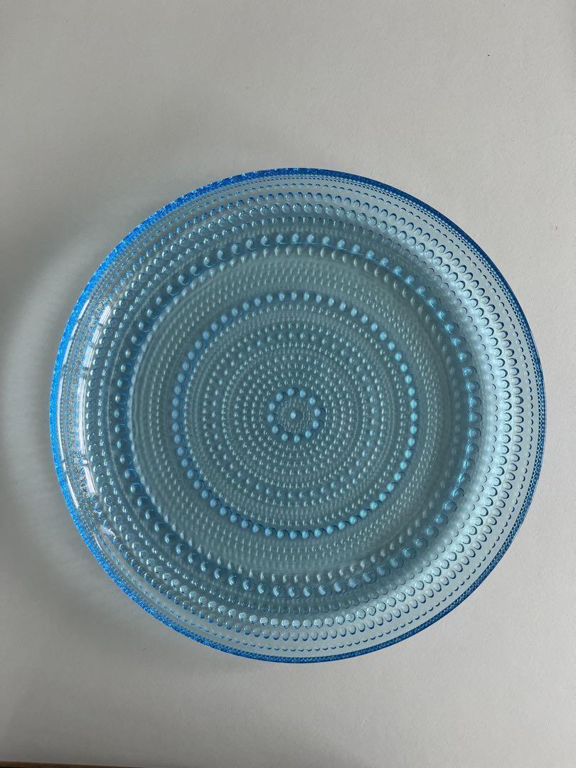 Iittala Kastehelmi Plate 24.8 Blue