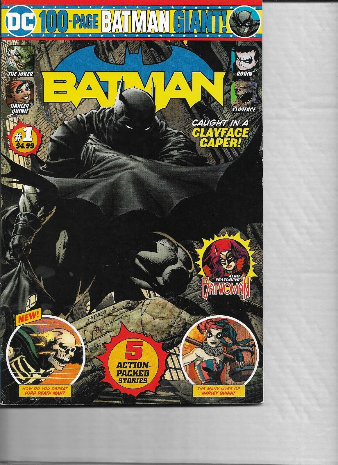 Batman Giant 1 100 Pages DC Comics Joker Harley Quinn Walmart 2019 - NM