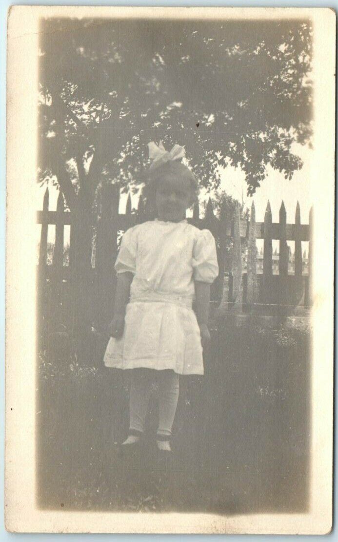 Postcard - Photo of a Little Girl Standing
