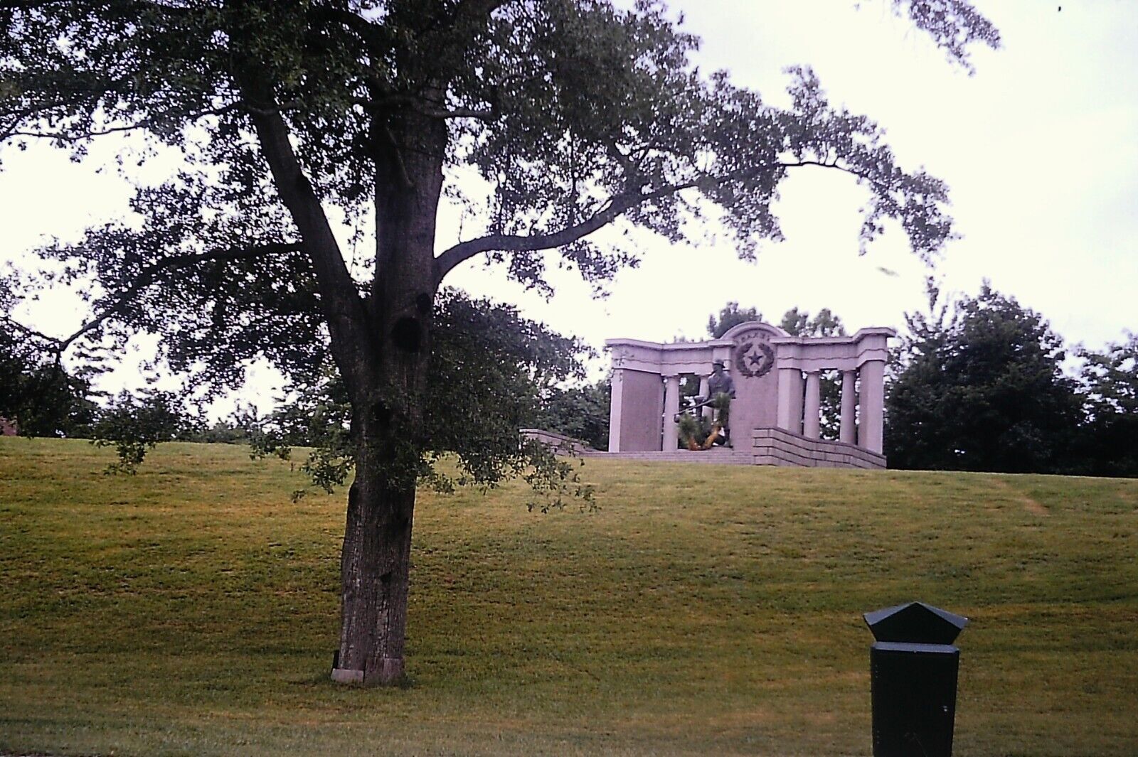 Texas Memorial at Vickburg Mississippi Original 1970 35mm Color Slide