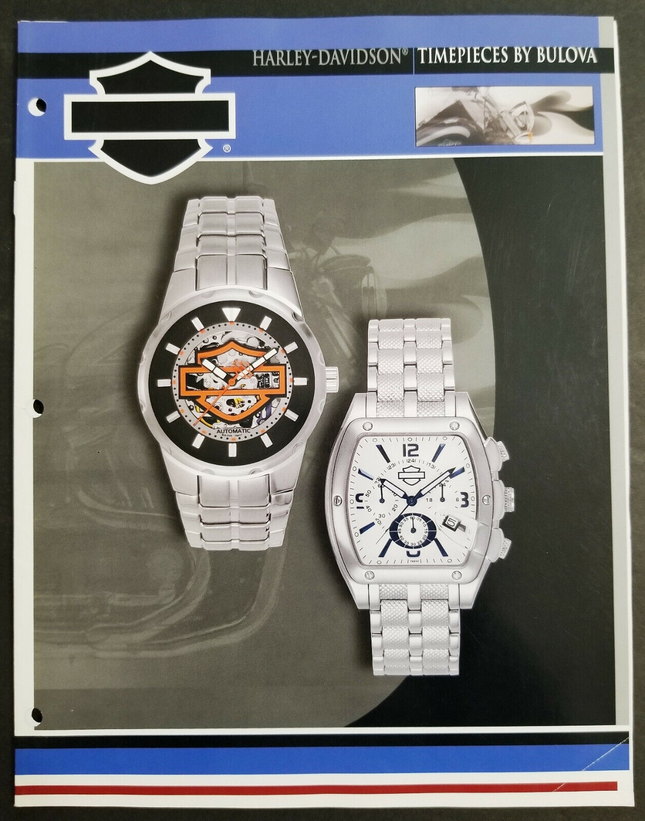 2006 Harley Davidson Timepieces By Bulova Dealer Sales Catalog