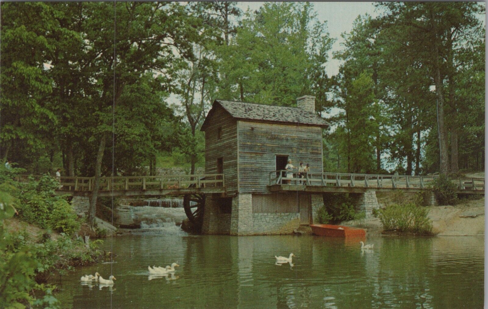 MR ALE Grist Mill Stone Mountain Park, Georgia c1960-70\'s Postcard UNP 7712.1