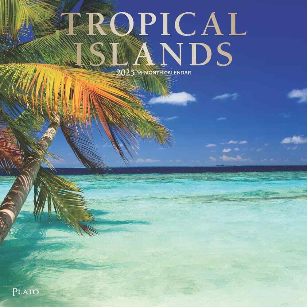 BrownTrout,  Tropical Islands Plato 2025 Wall Calendar