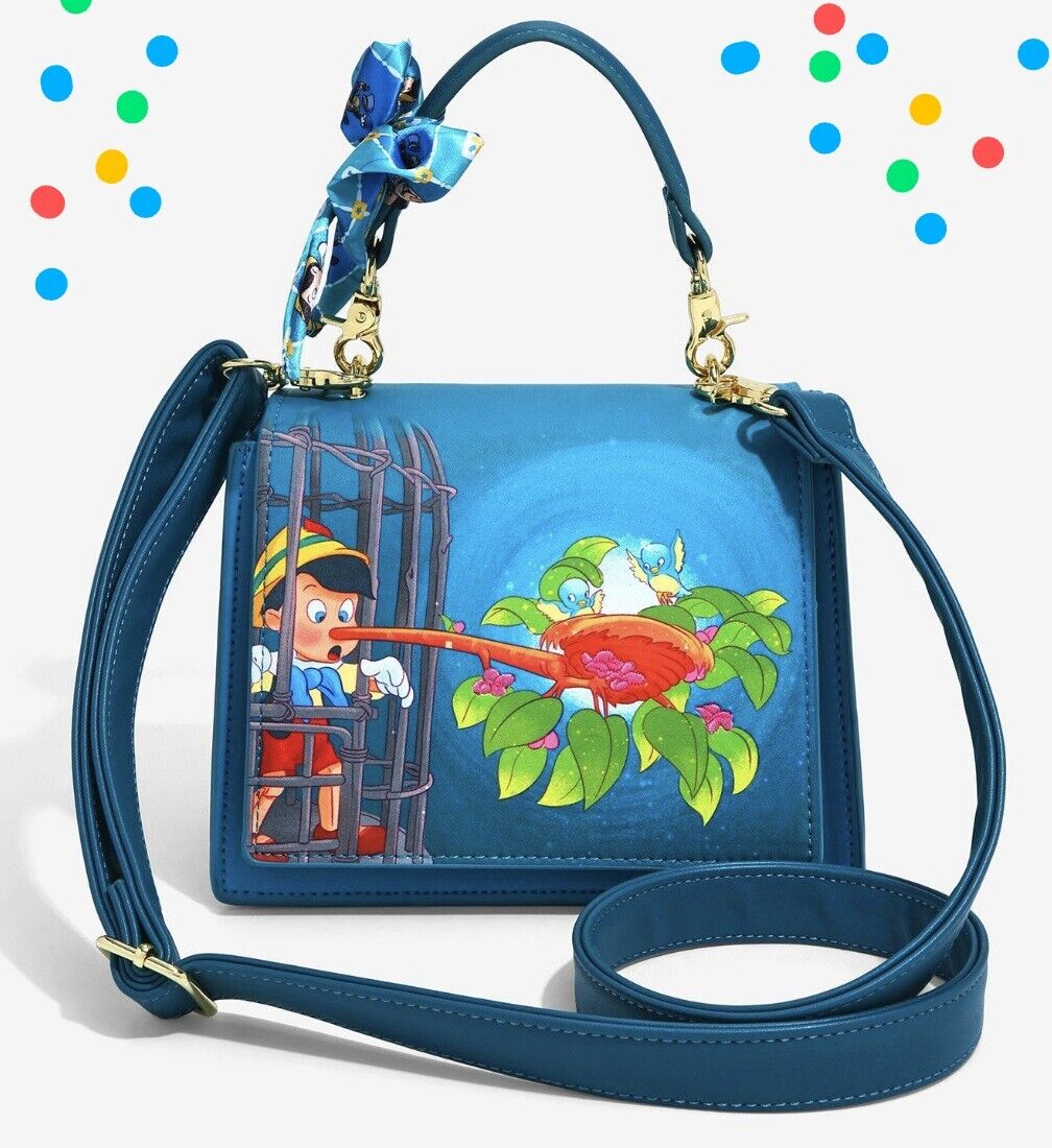 Loungefly Disney Pinocchio Bird's Nest Handbag - BoxLunch Exclusive NWT & Sealed
