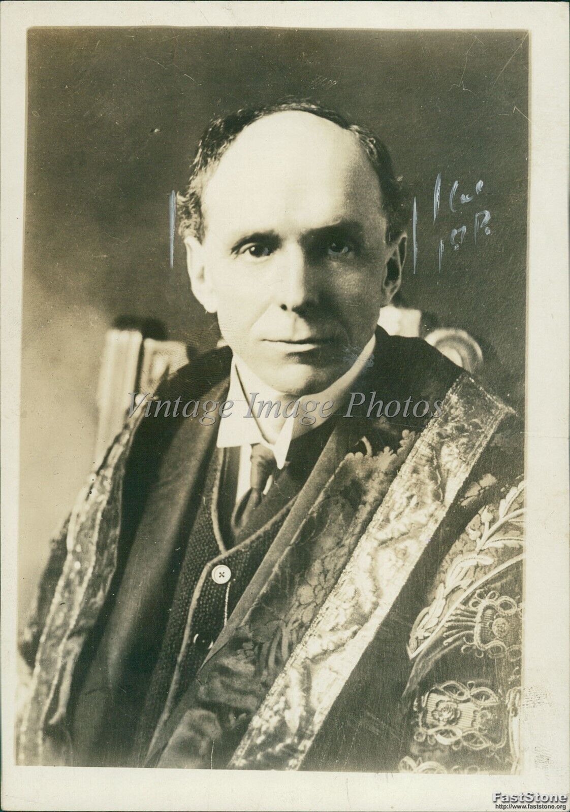 1923 Lord Robert Cecil Viscount Of Chelwood Nobel Peace Prize Royalty Photo 5X7