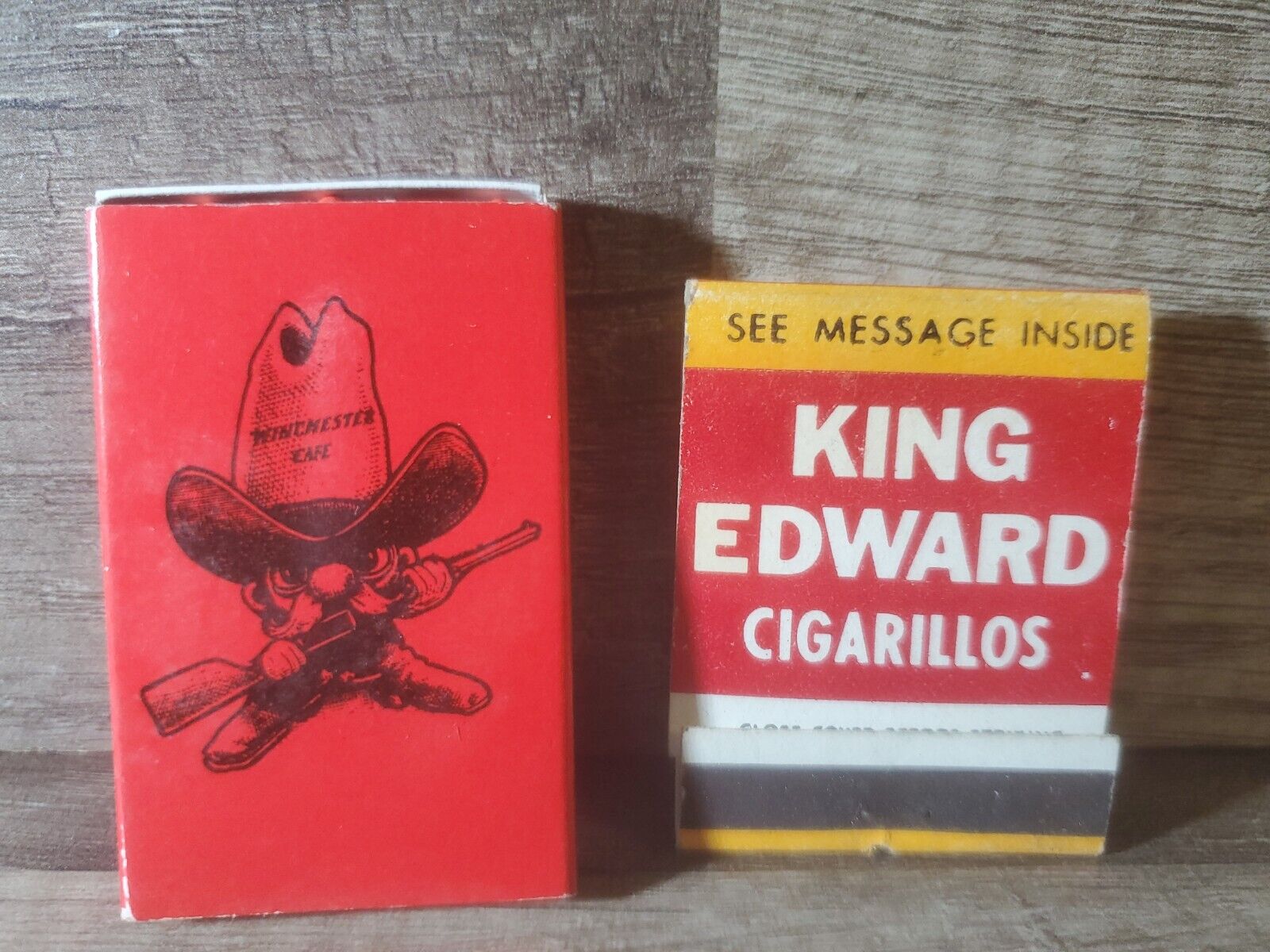2 Vintage Matchbook Matches Advertising Collectibles 