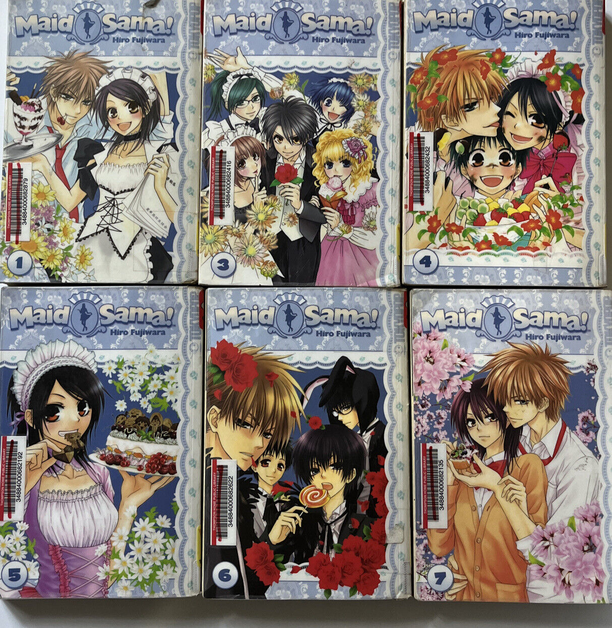 Maid Sama Vol 1, 3, 4, 5, 6, 7 Manga Graphic  Tokyopop English Hiro Fujiwara