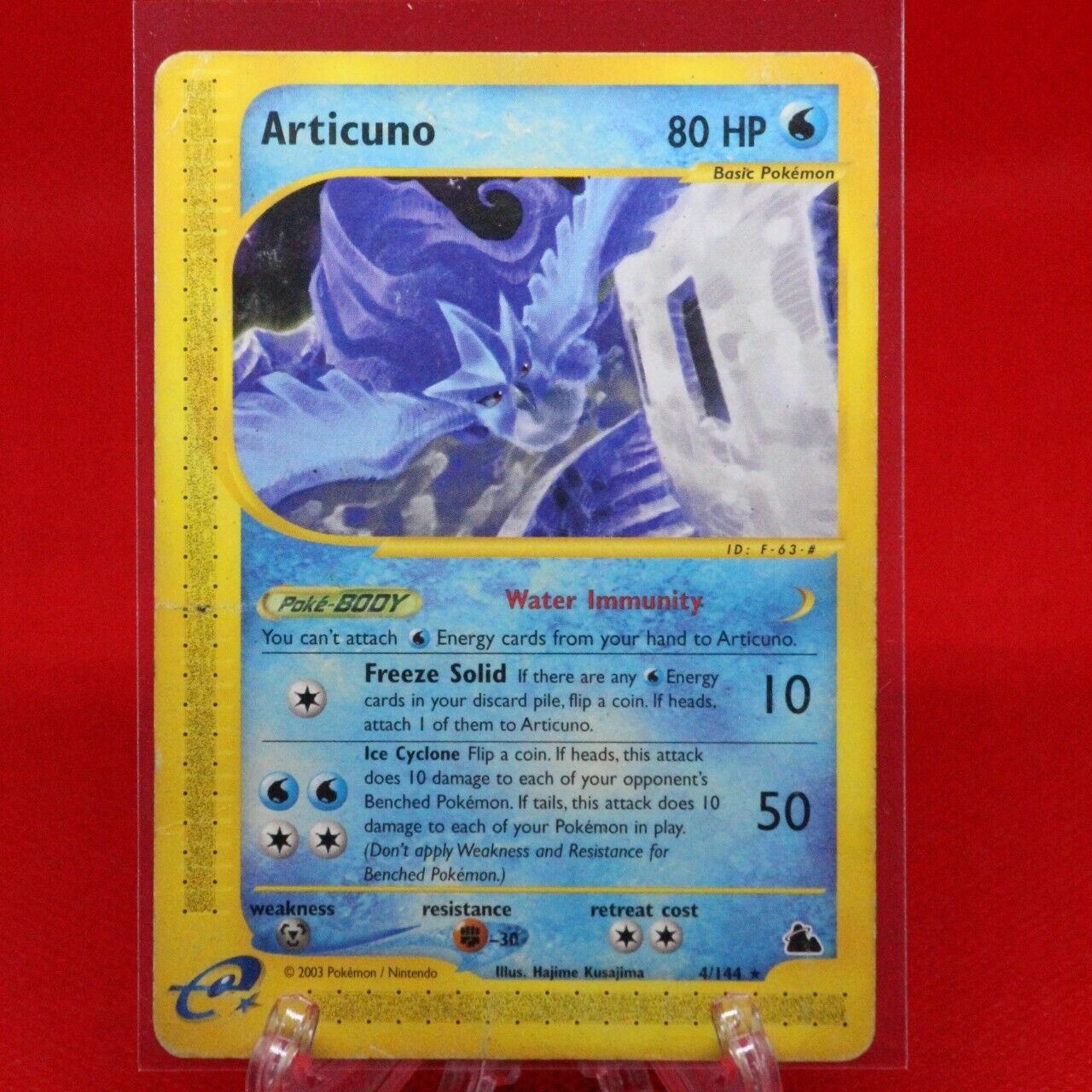 Articuno Rare - 4/144 Skyridge Played - Pokemon Card