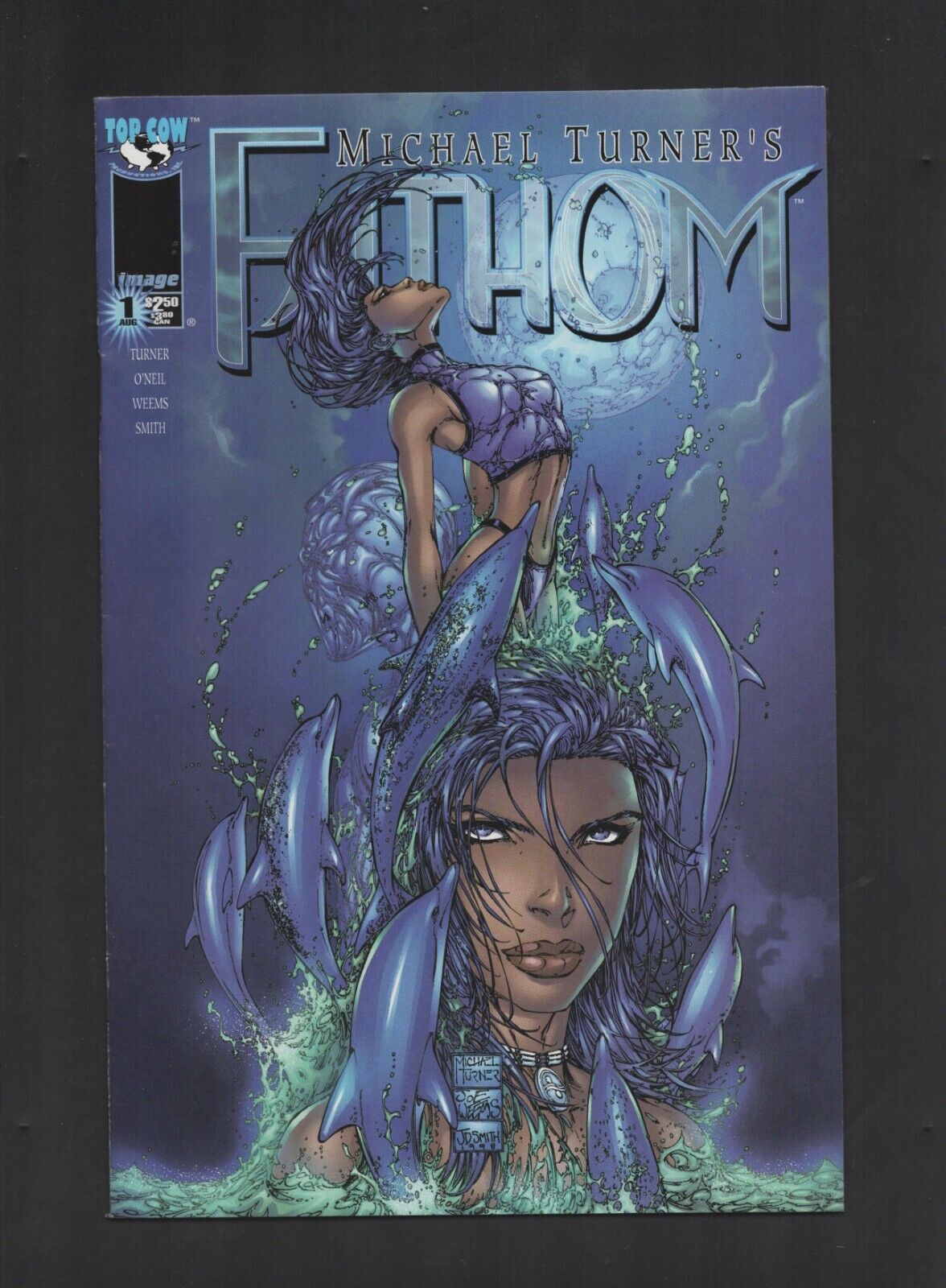 Image Comics Fathom August 1998 VOL#1 NO#1 Dolphin Cover Comic Book Comicbook