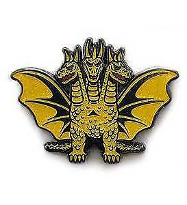 YESTERDAYS Ghidorah Godzilla Glitter Enamel Pin