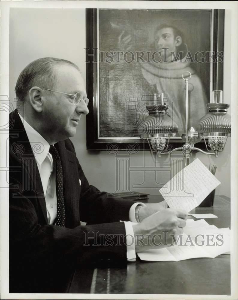 1955 Press Photo Dr. Norman Vincent Peale, Author - hpp37838