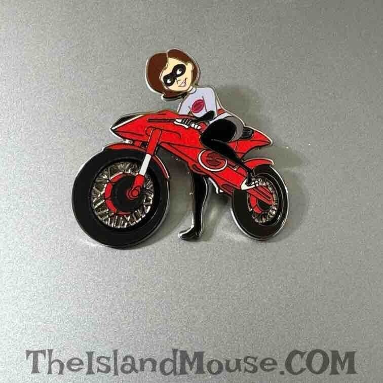 Disney Mrs Incredibles Riding Red Motorcycle Helen Parr Pin (U4:164363)