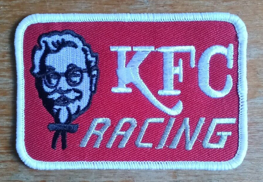 KFC Racing Old SKOOL Hot Rod Advertising NASCAR Col. Sanders Collectors Patch