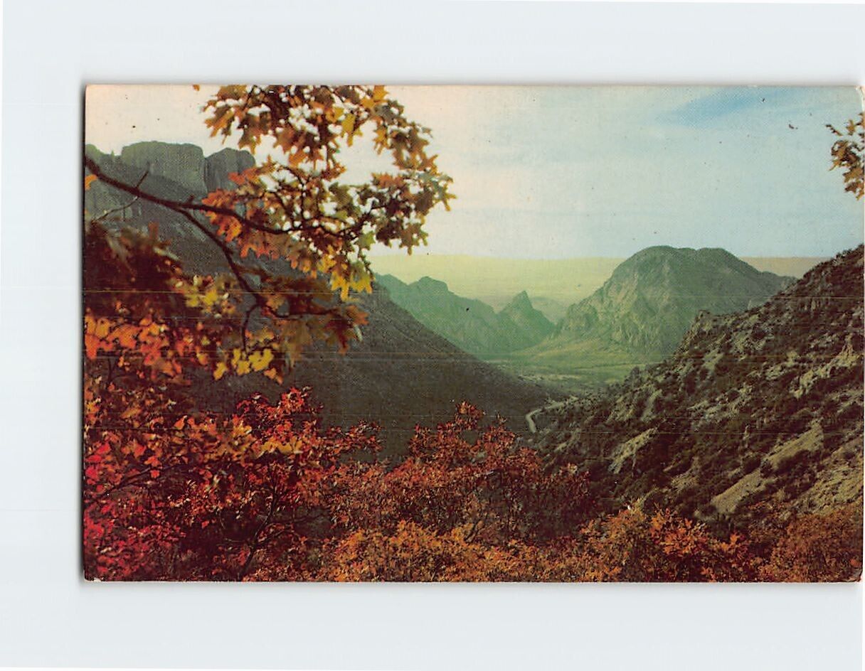 Postcard The Chisos Ghost Mountains West Texas USA