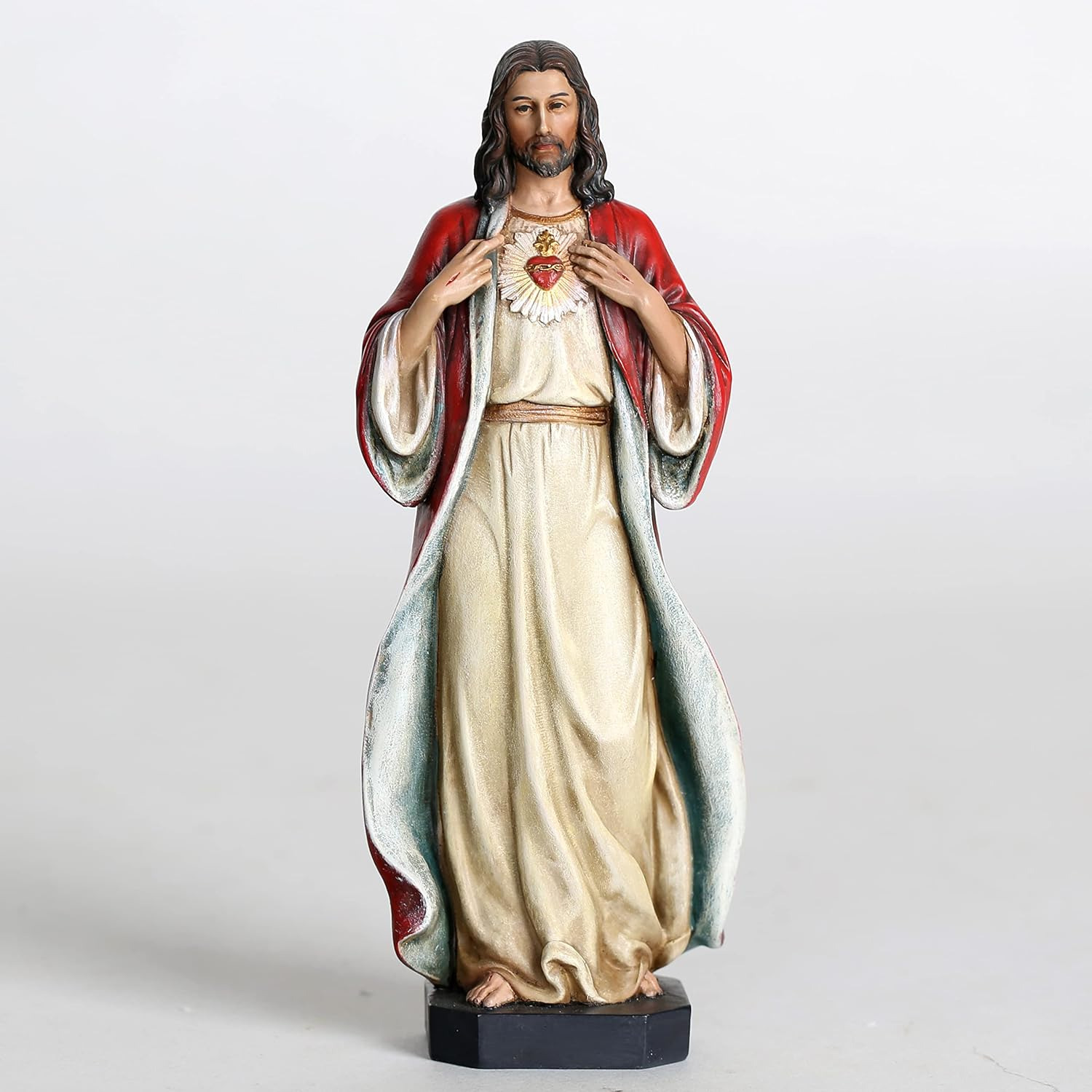 BC Catholic Sacred Heart of Jesus Statue, Jesus Christ Figure, Religious Gifts 